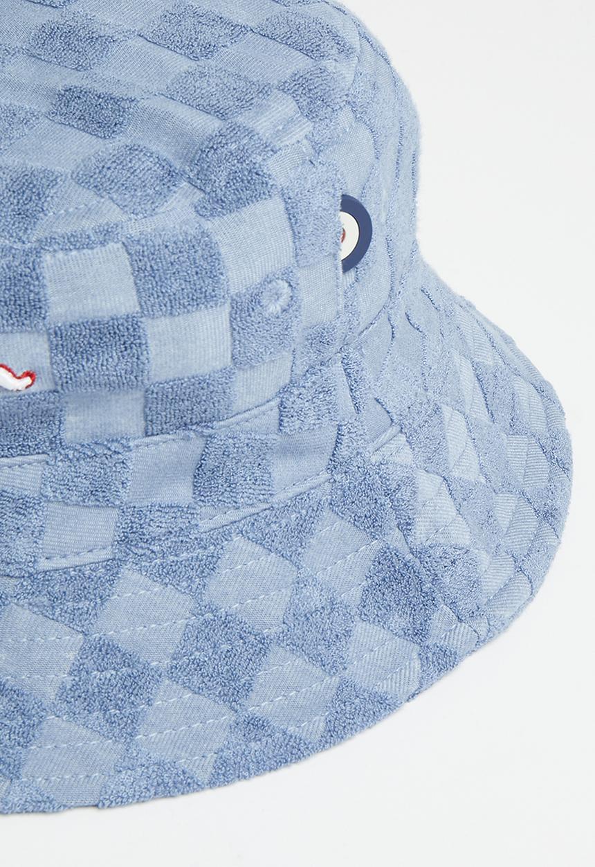 Ben Sherman - Towelling bucket hat - blue