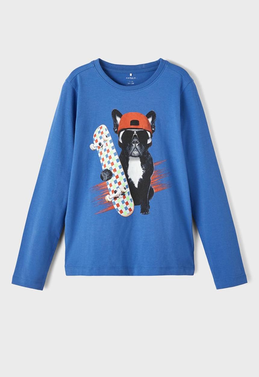 Name It - Nkmnennan long sleeve top- nouvean navy