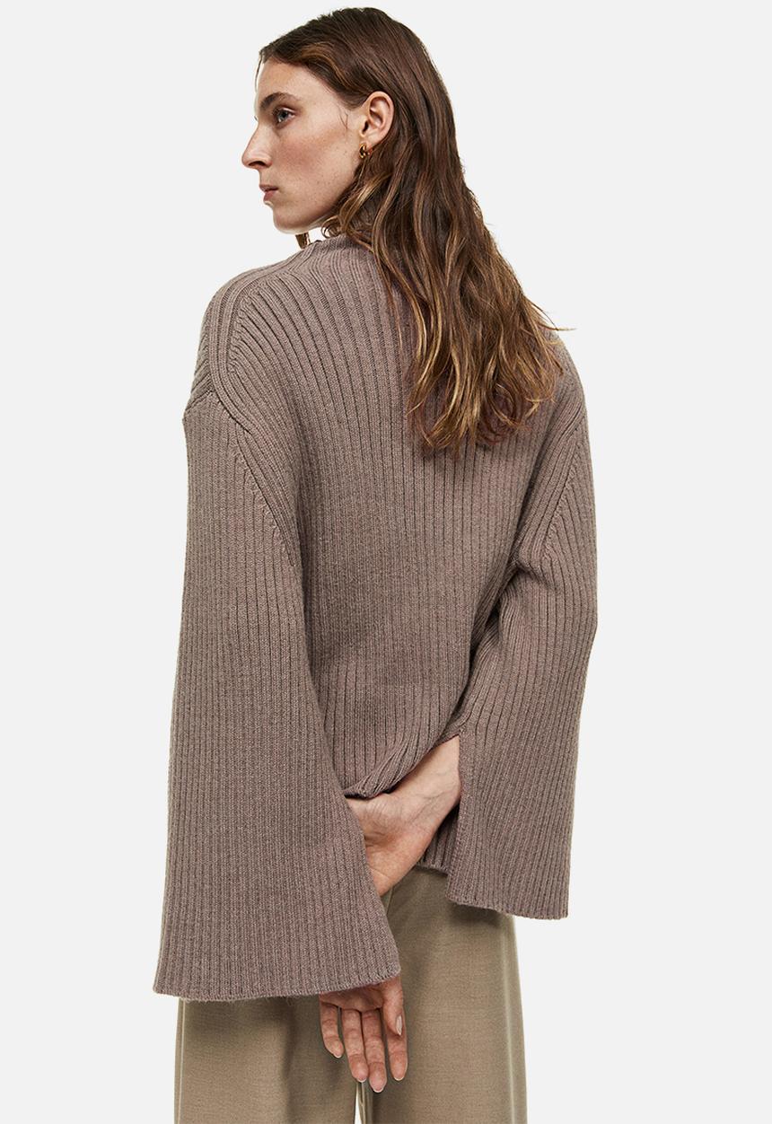 H&M - Oversized turtleneck jumper - greige