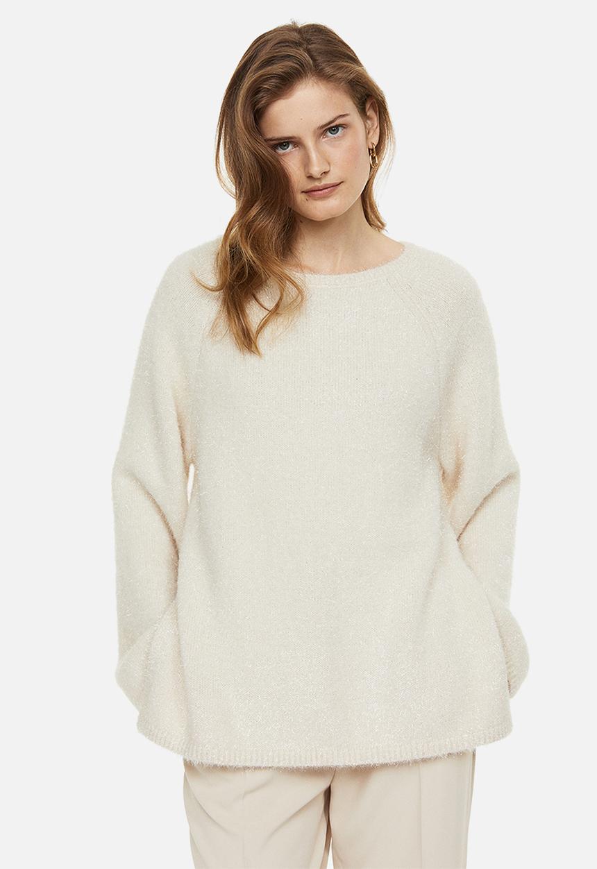 H&M - Oversized fluffy jumper - cream