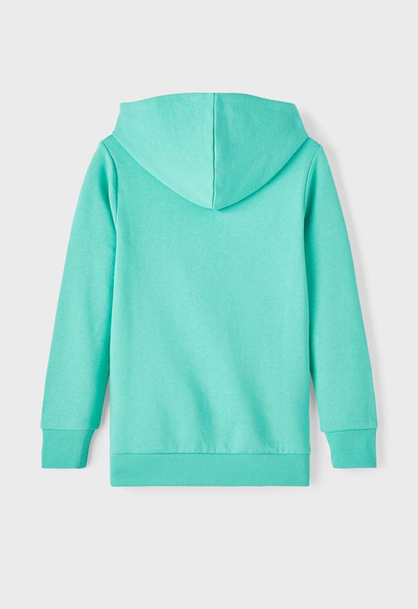 Name It - Long sleeve hoodie bru - aqua green