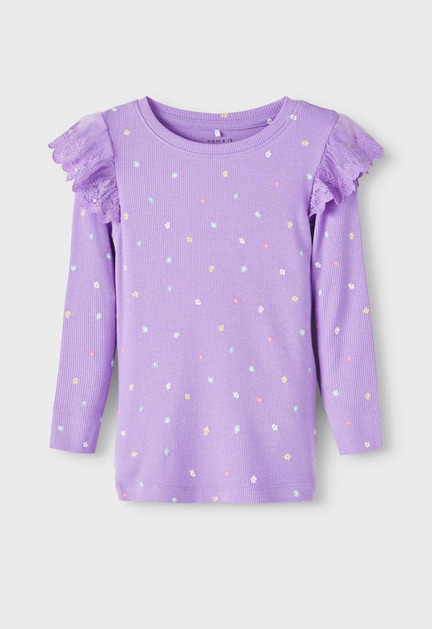 Name It - Benna long sleeve top - violet