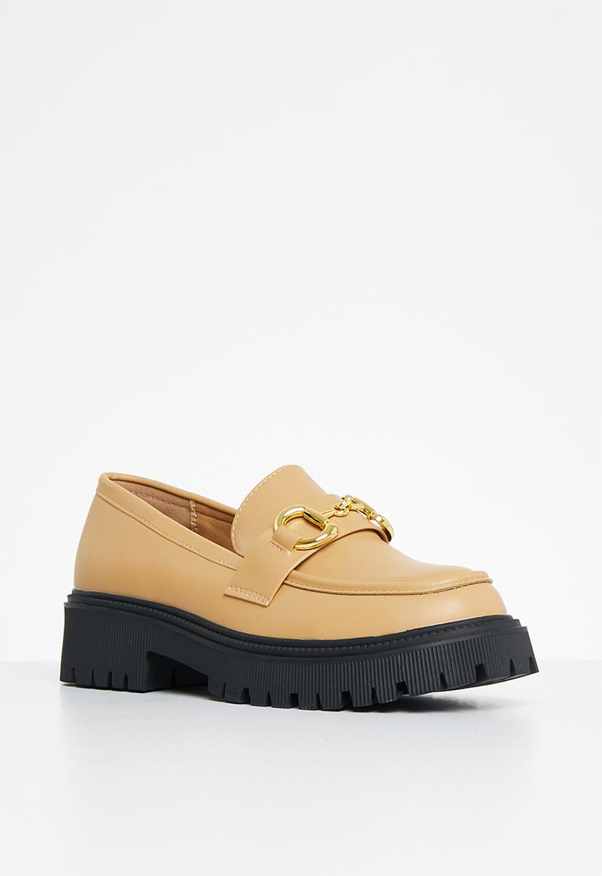 Madison® - Mia gold trim loafer - tan