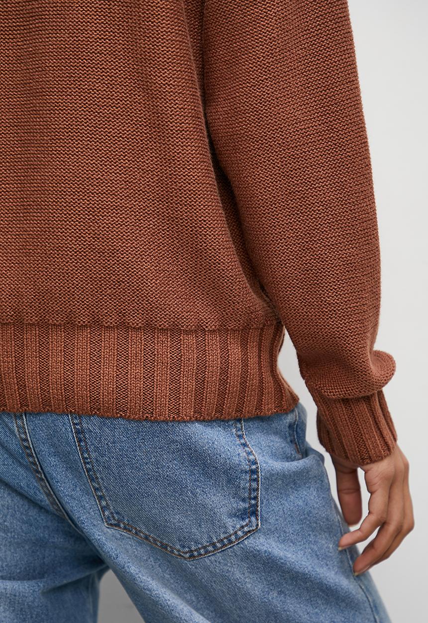 Superbalist - Cable funnel neck - tan