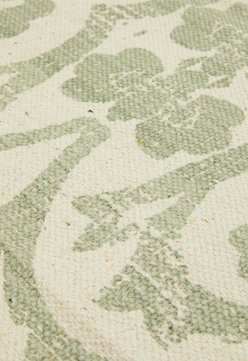 Sixth Floor - Emblem tiled printed runner - green