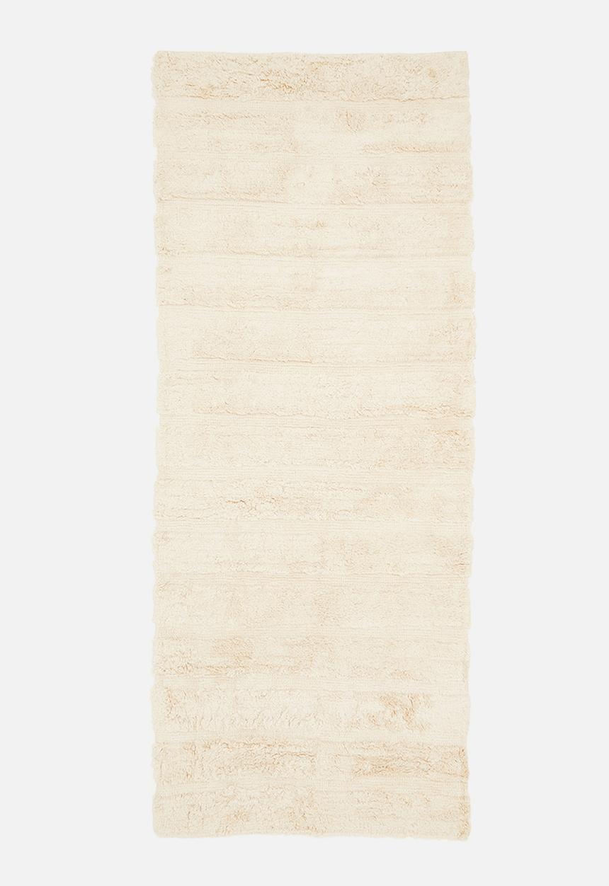 Sixth Floor - Stripe tufted runner - cream