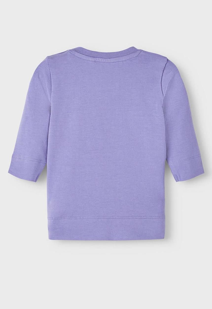 Name It - Folie long sleeve top - aster purple