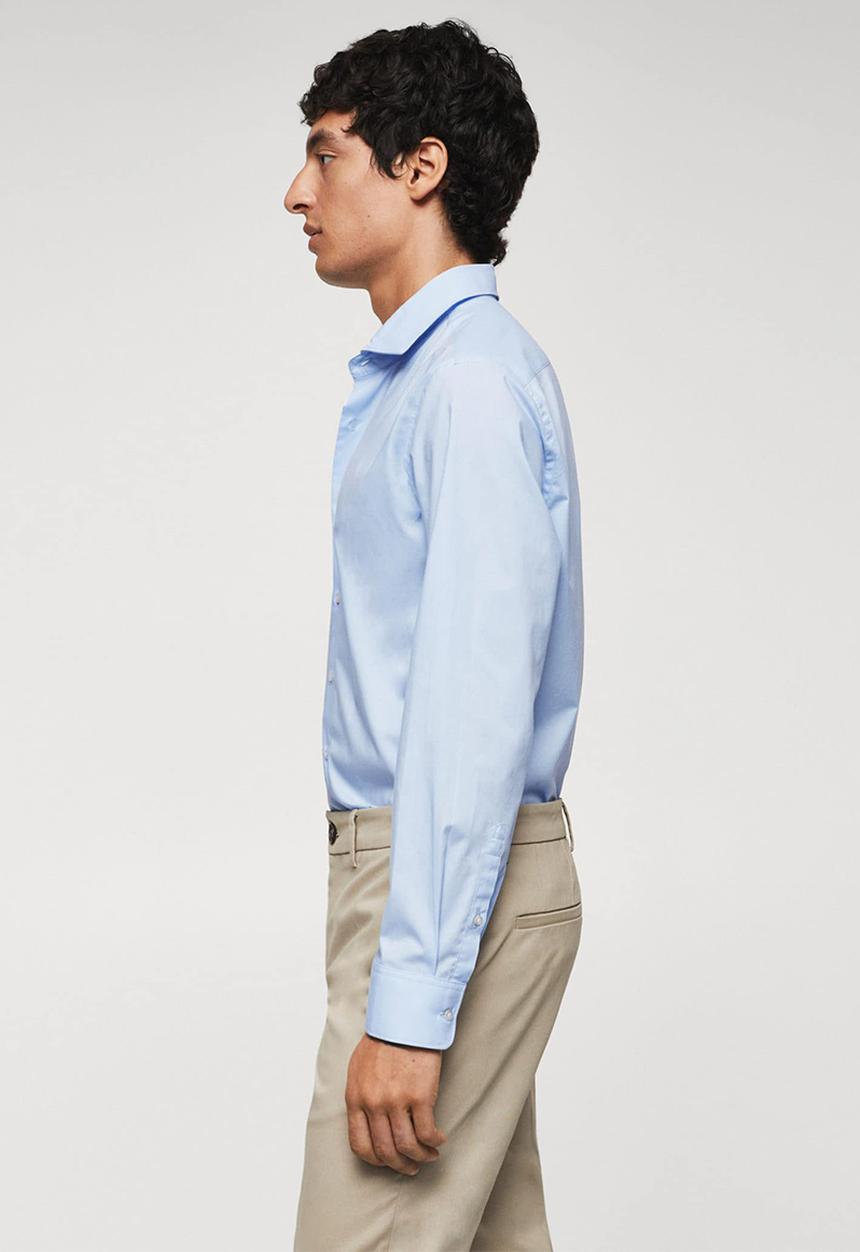MANGO - Shirt play - sky blue