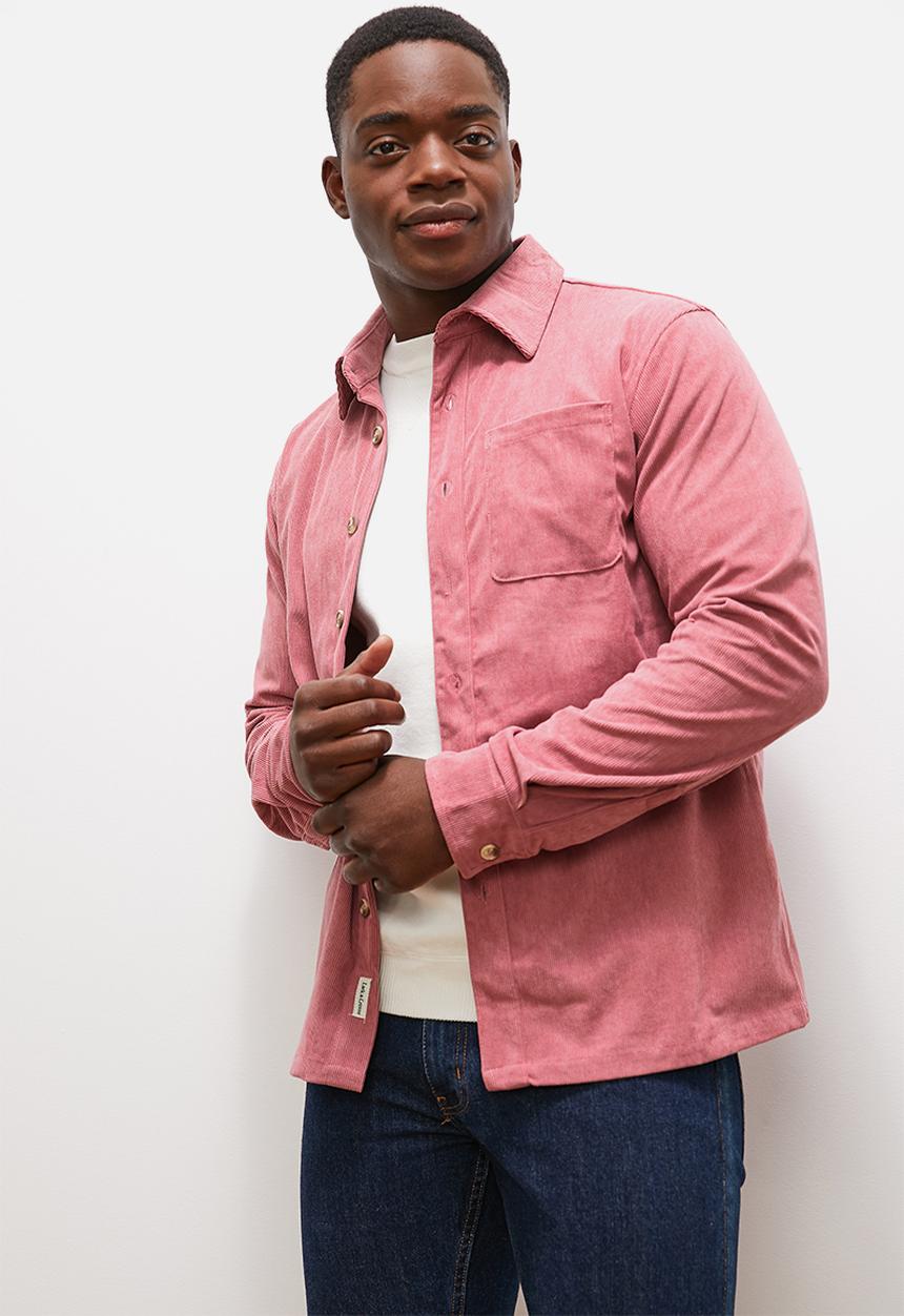 Lark & Crosse - Fine corduroy shirt - pink