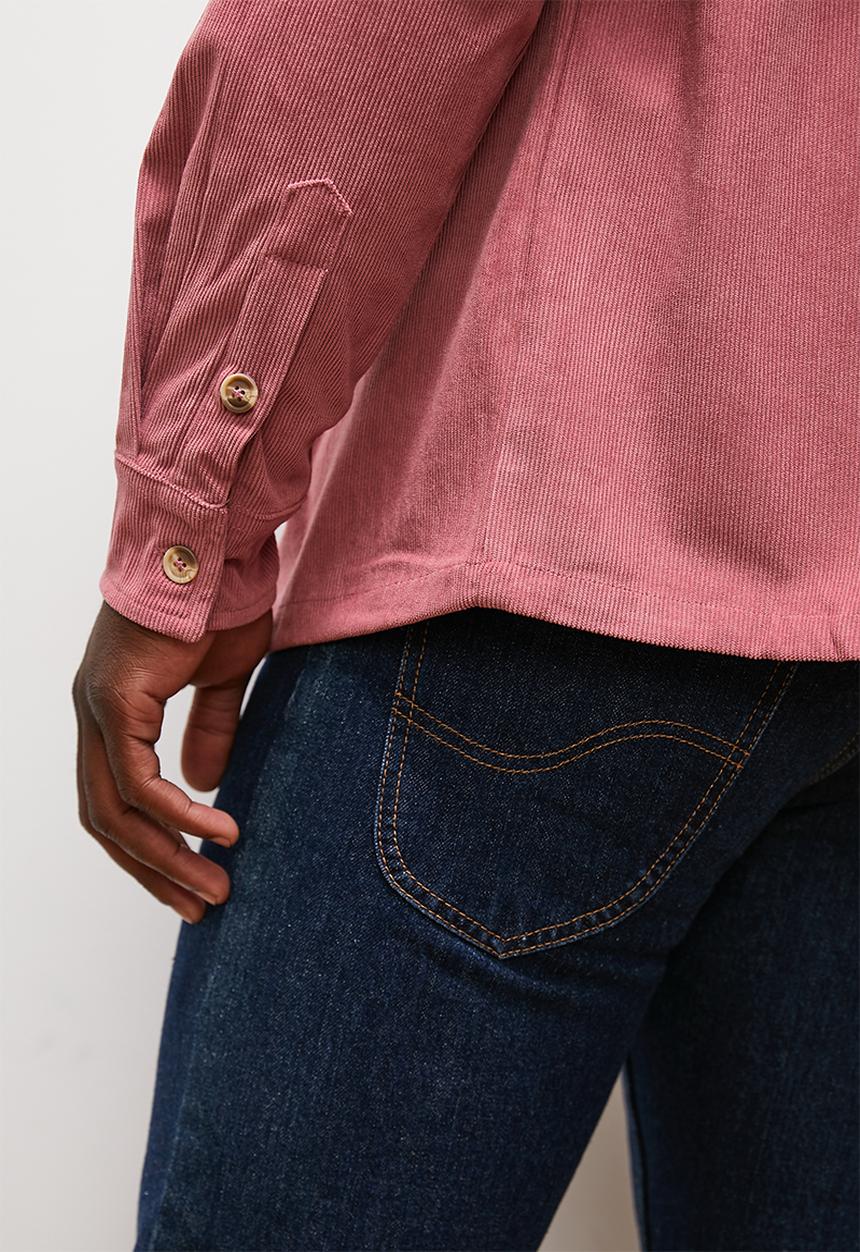 Lark & Crosse - Fine corduroy shirt - pink