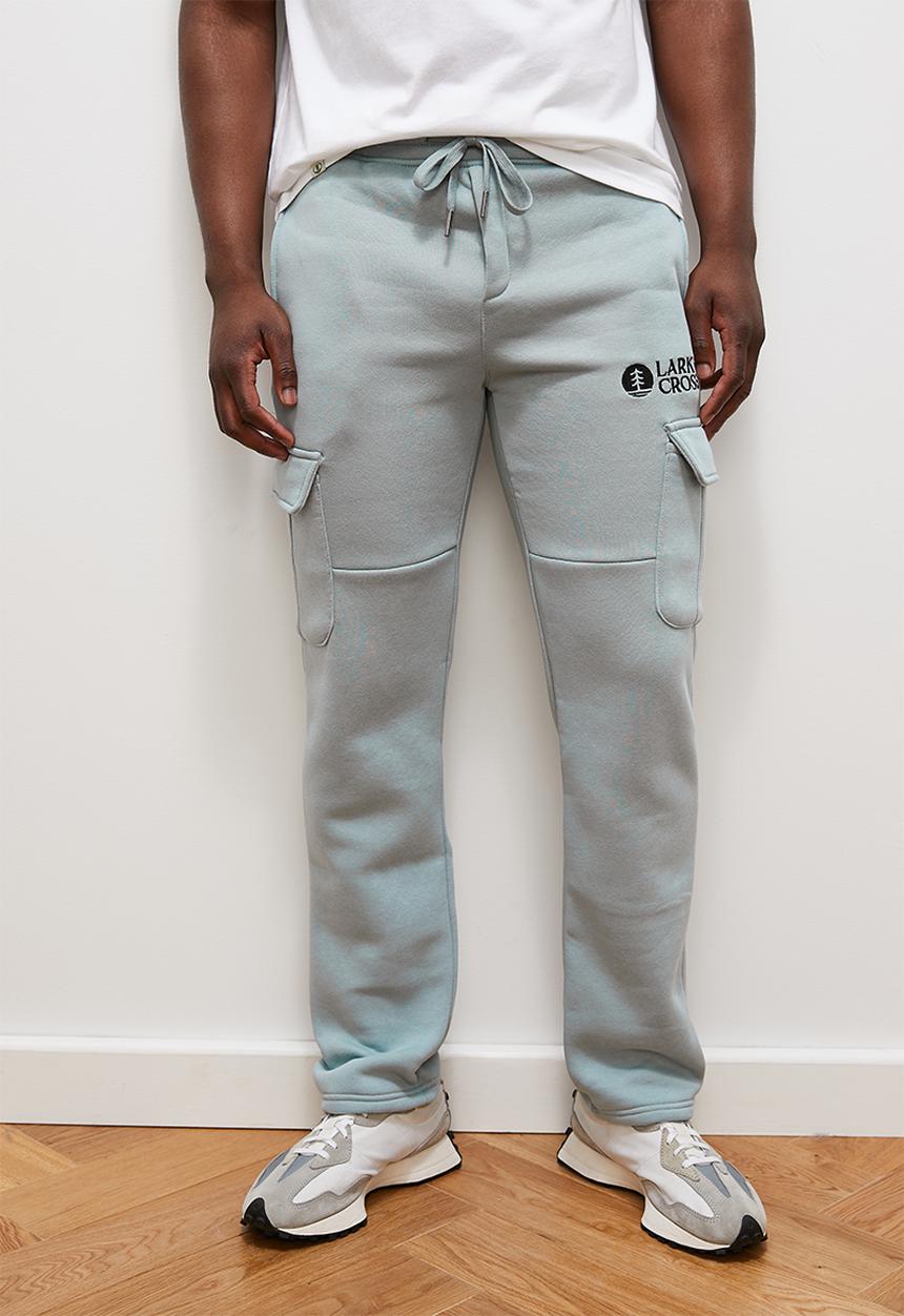 Lark & Crosse - Mike utility fleece pant - airforce blue 