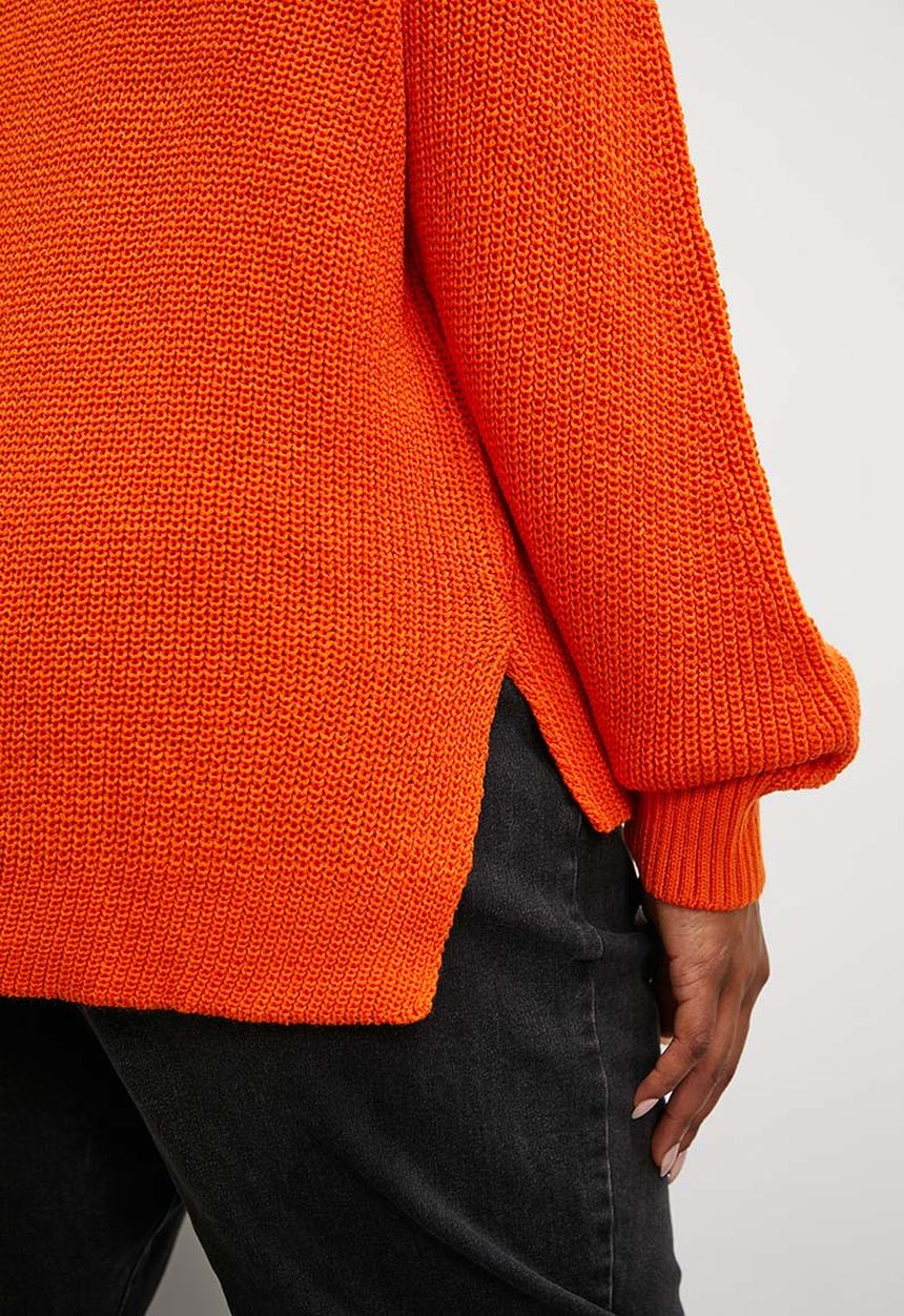 Superbalist - Funnel neck pull over - orange
