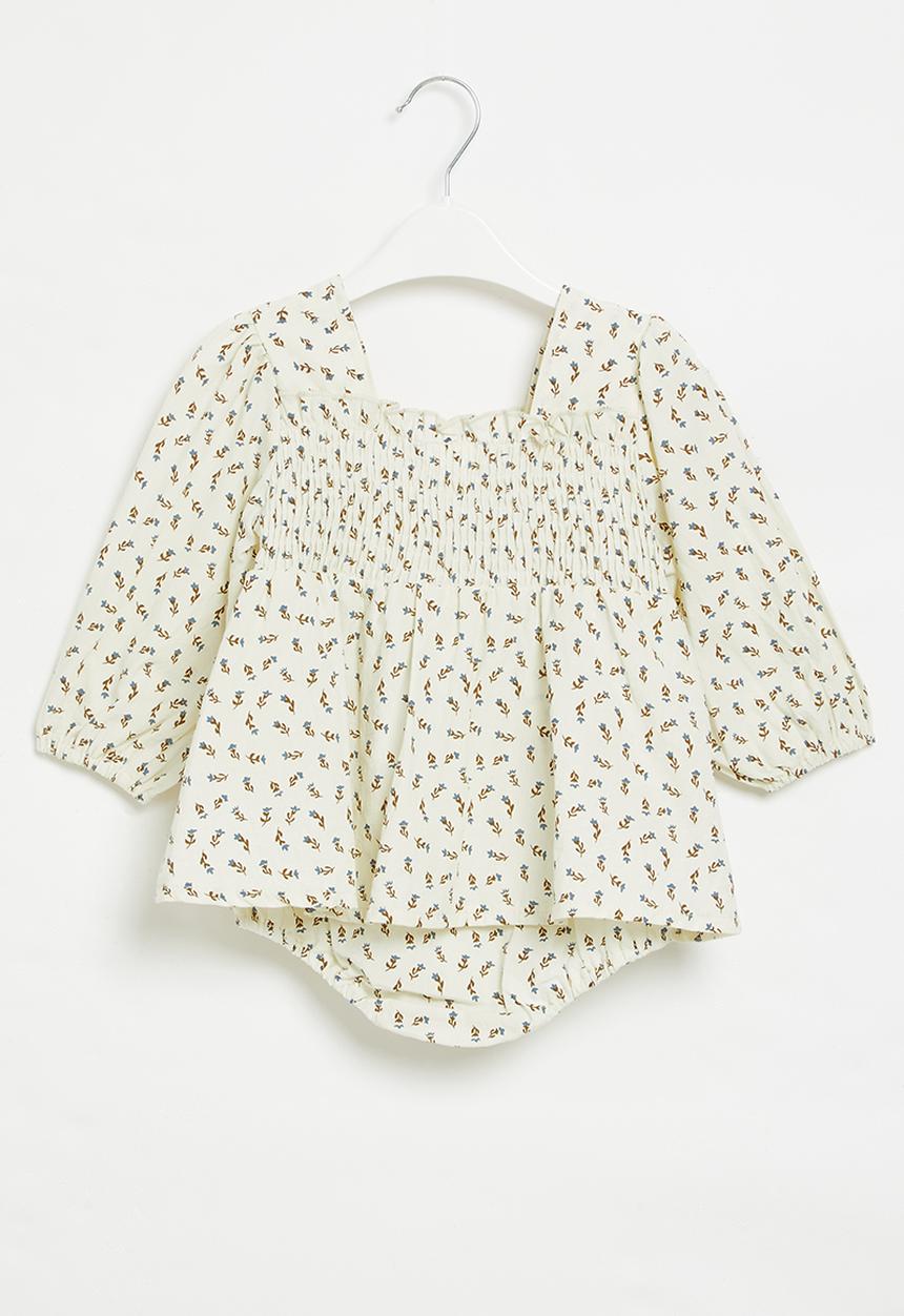 Pop Candy - Baby printed dress - cream