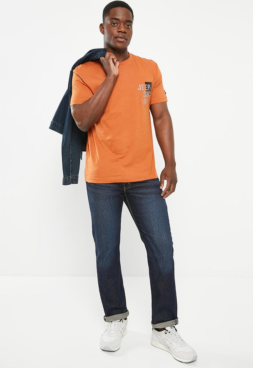 JEEP - Fashion print graphic tee - copper