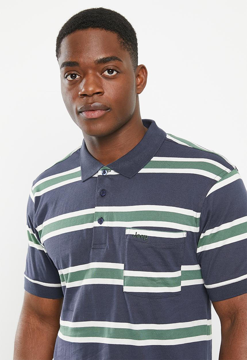 JEEP - Yd multi stripe golfer - multi