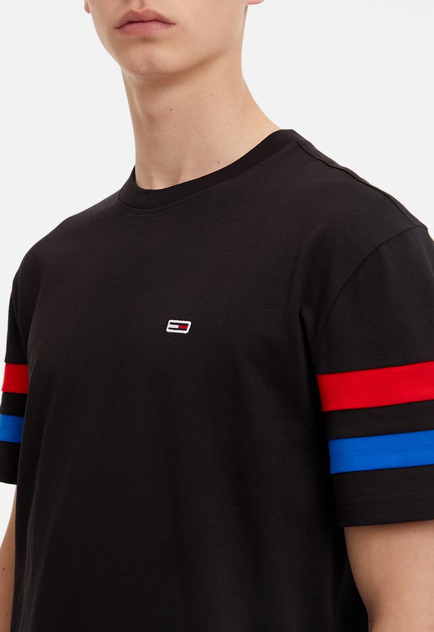 Tommy Hilfiger - Tjm clsc sleeve detail T-shirt - black
