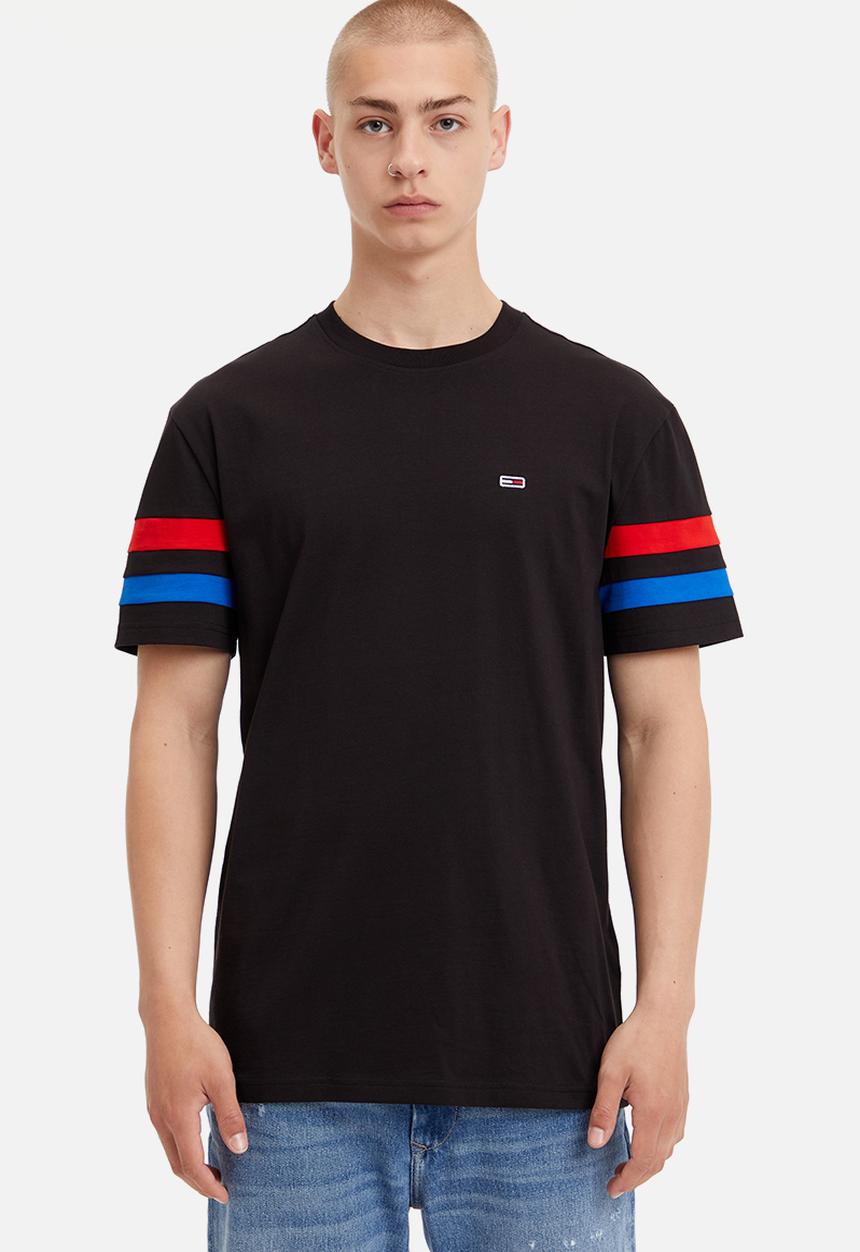 Tommy Hilfiger - Tjm clsc sleeve detail T-shirt - black