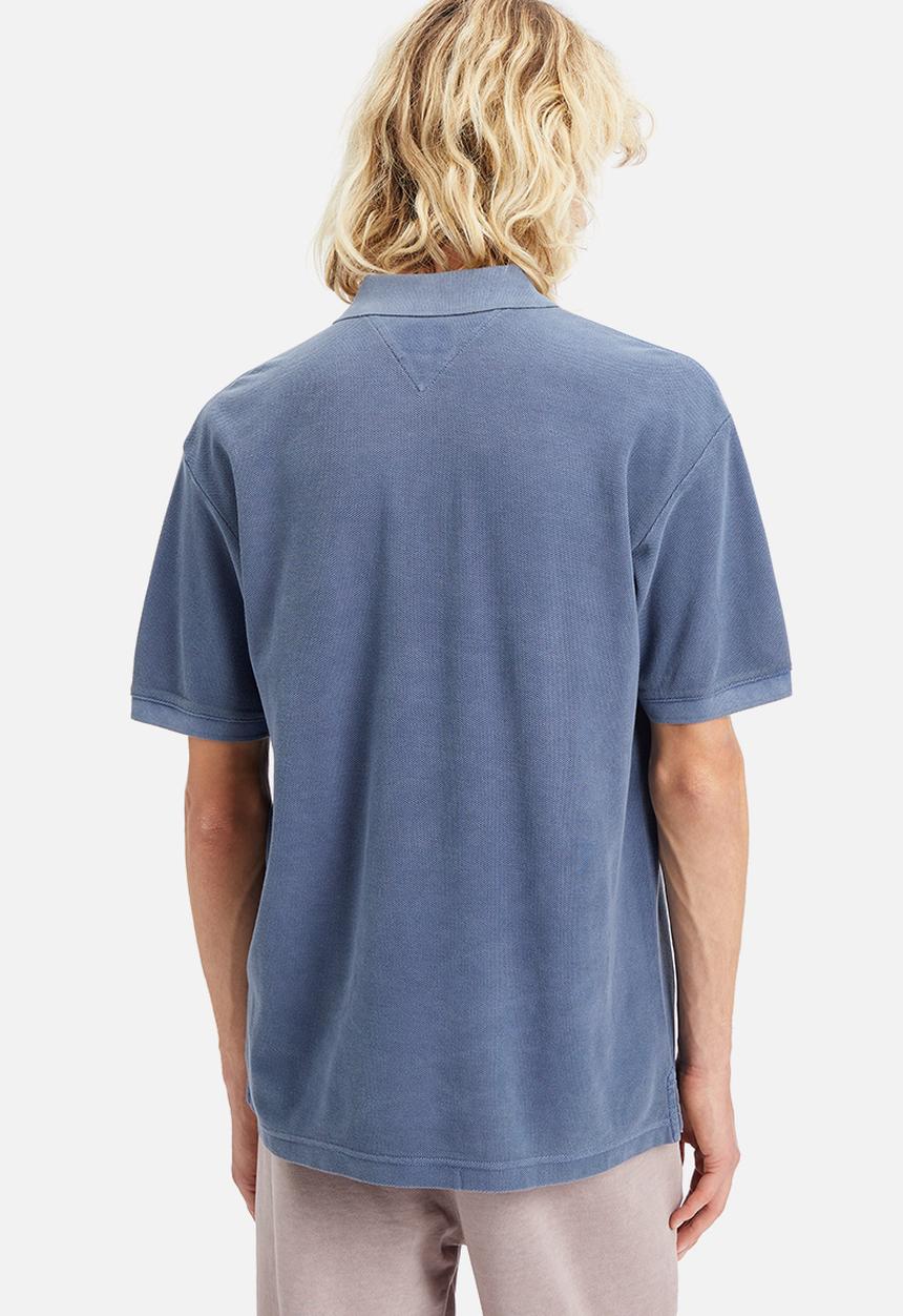 Tommy Hilfiger - Tjm relaxed varsity polo - navy