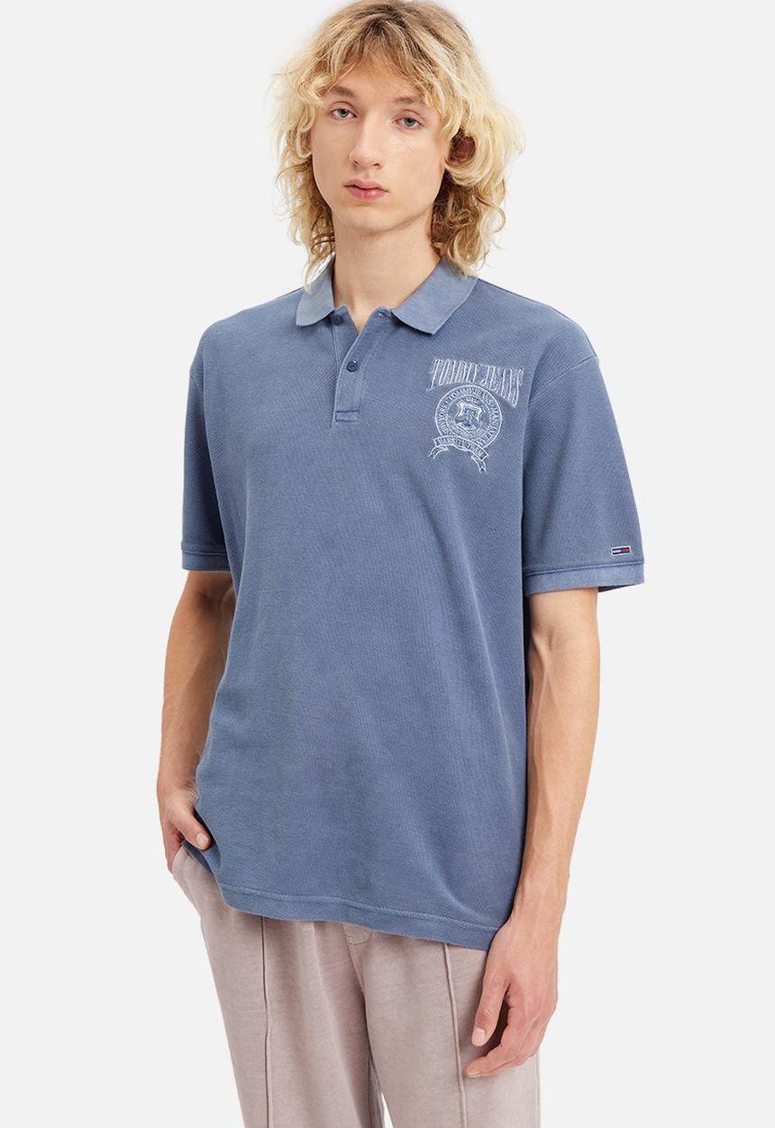 Tommy Hilfiger - Tjm relaxed varsity polo - navy