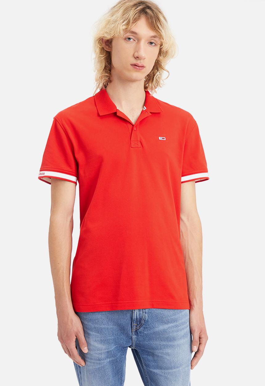 Tommy Hilfiger - TJM classic essential polo - dark red