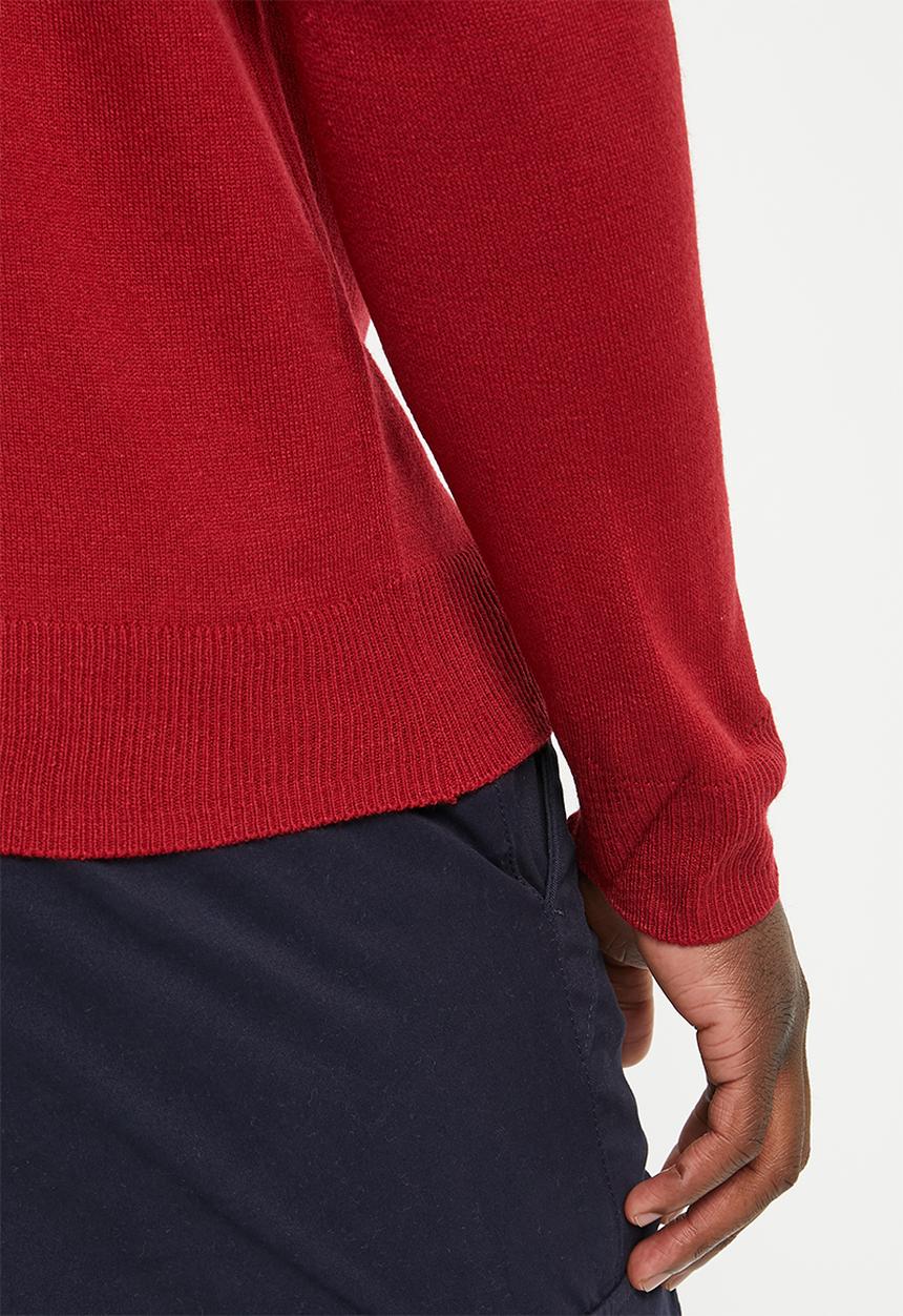 Pierre Cardin - Crew knitwear - red