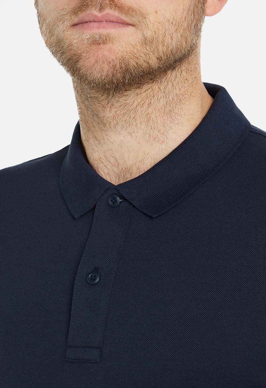 Tommy Hilfiger - Tjm slim solid long sleeve polo - navy