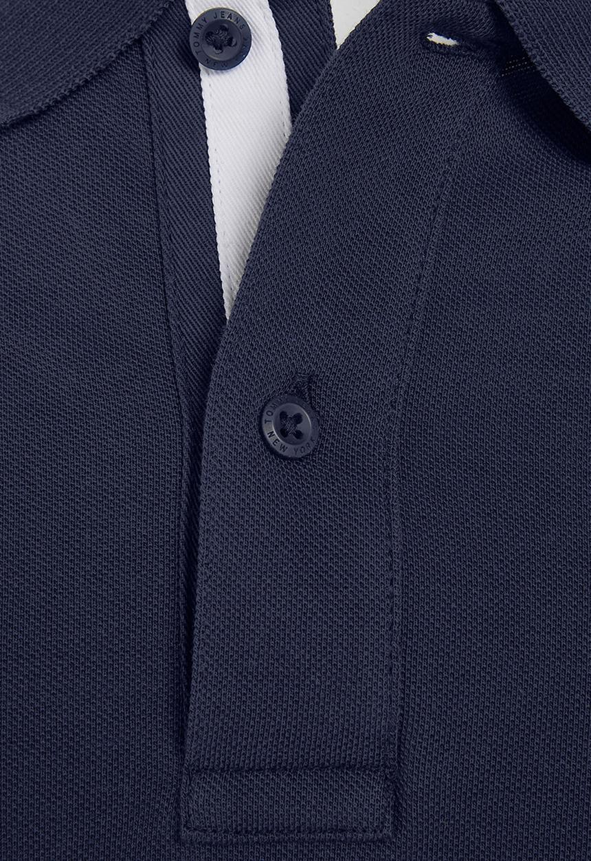 Tommy Hilfiger - Tjm slim solid long sleeve polo - navy