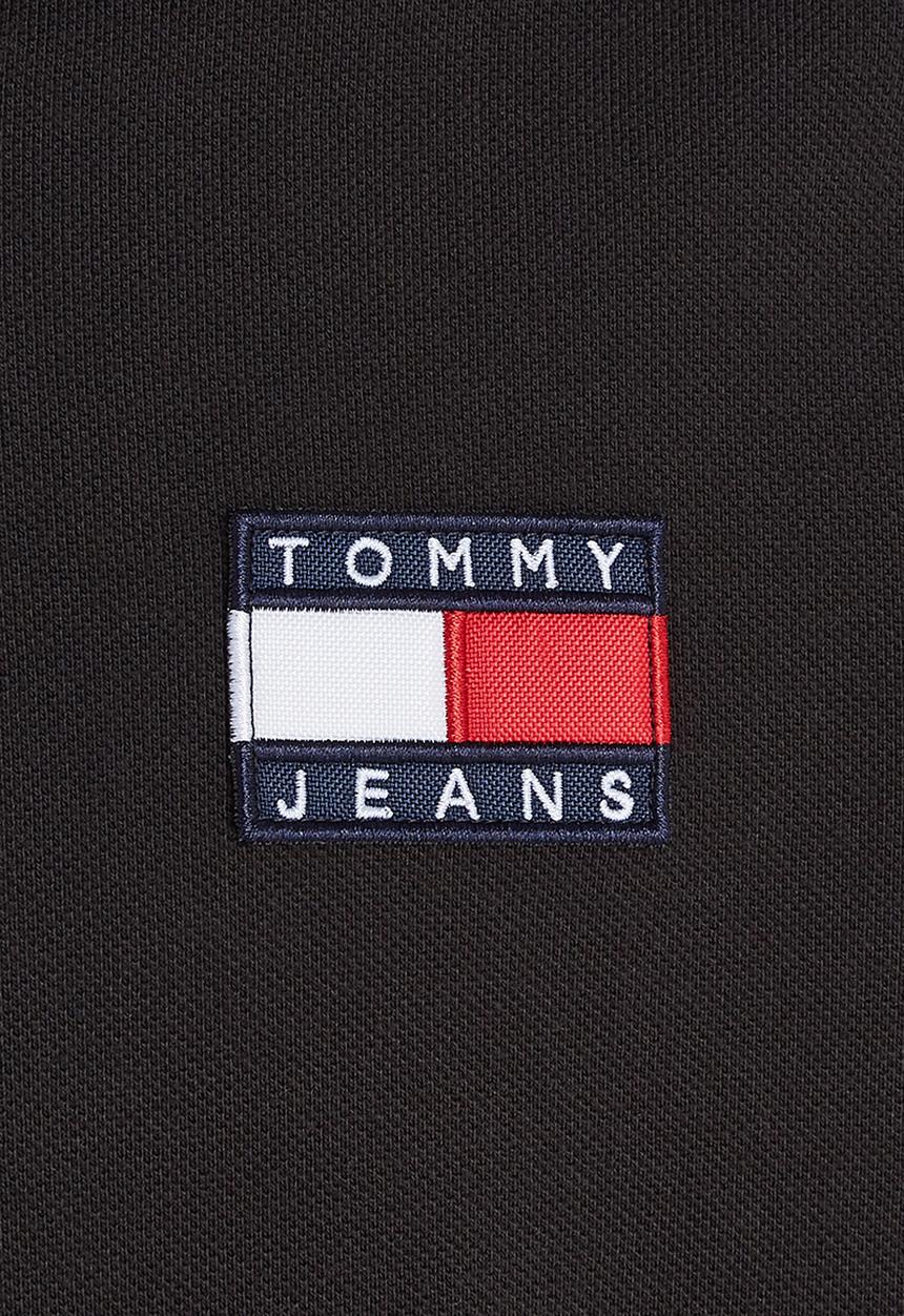 Tommy Hilfiger - Tjm tommy badge lightweight polo - black