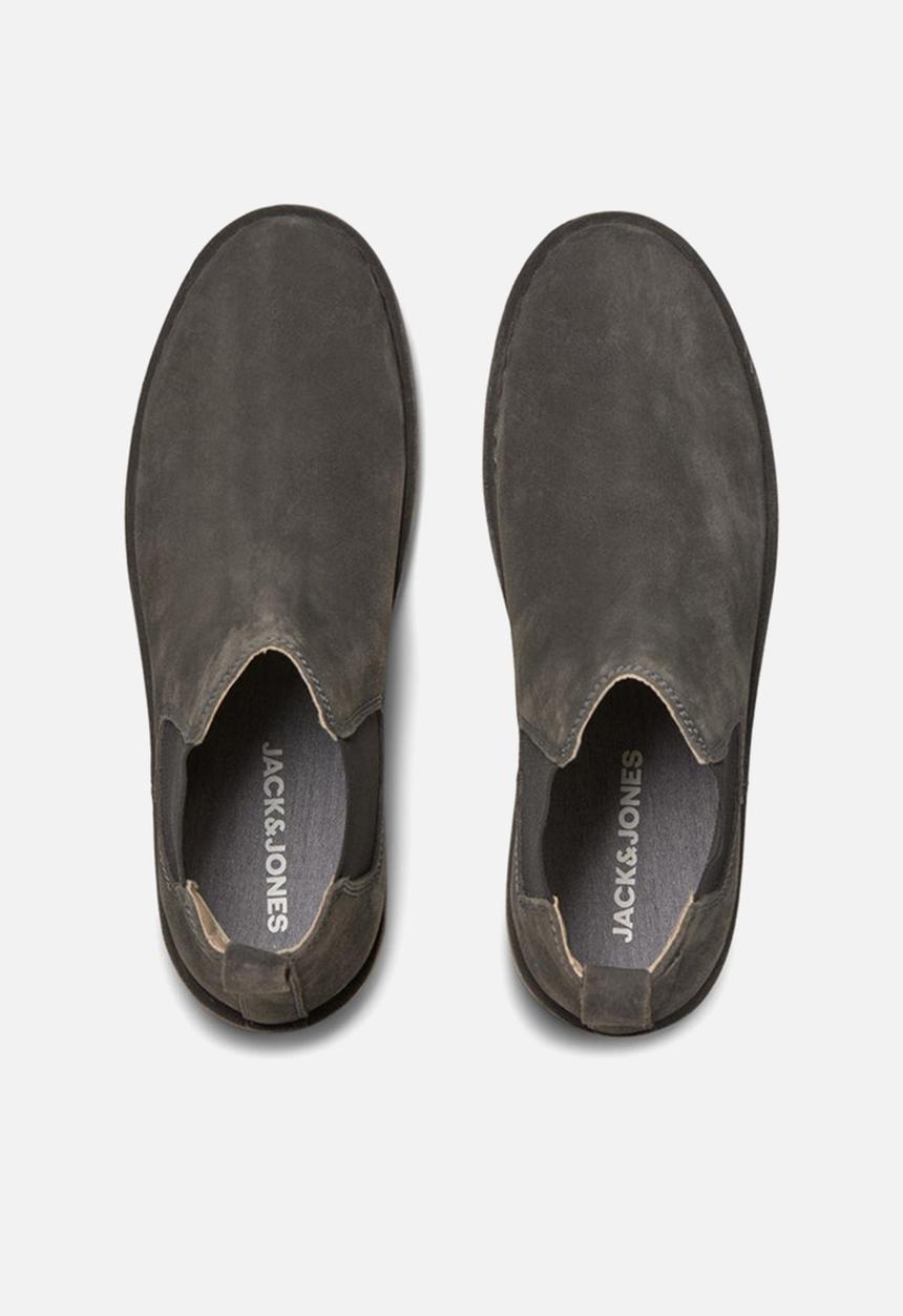 Jack & Jones - Jfwbravo suede chelsea boot - pirate black