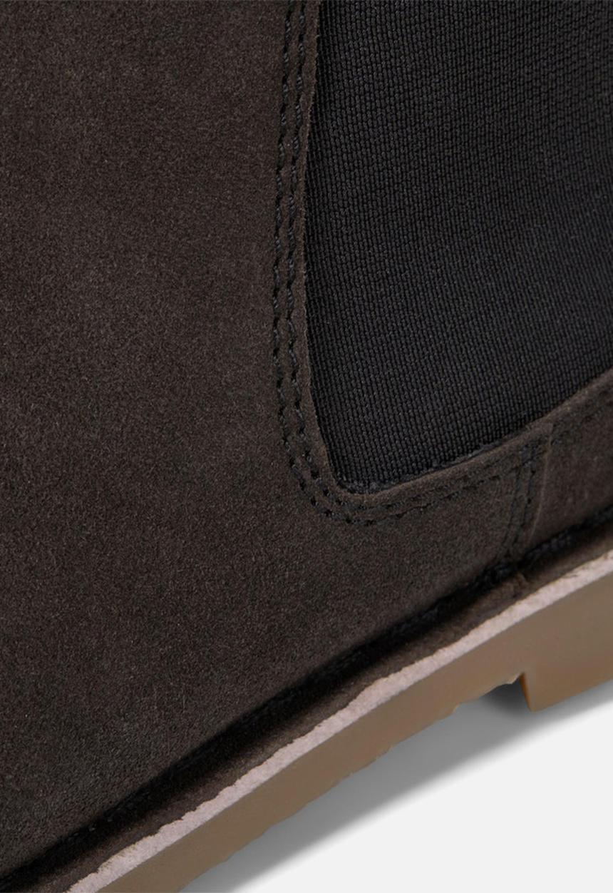 Jack & Jones - Jfwbravo suede chelsea boot - pirate black