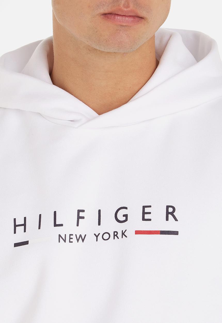 Tommy Hilfiger - Hilfiger new york hoodie - white