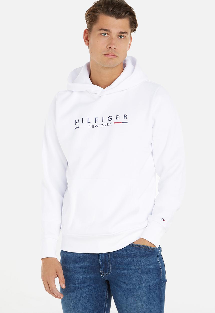 Tommy Hilfiger - Hilfiger new york hoodie - white