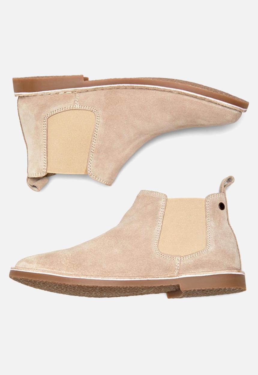 Jack & Jones - Jfwbravo suede chelsea boot - sand