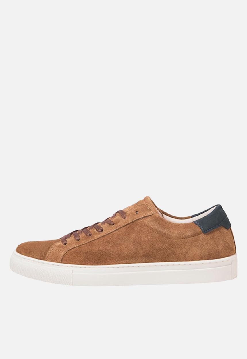 Jack & Jones - Jfwcorey suede - cognac