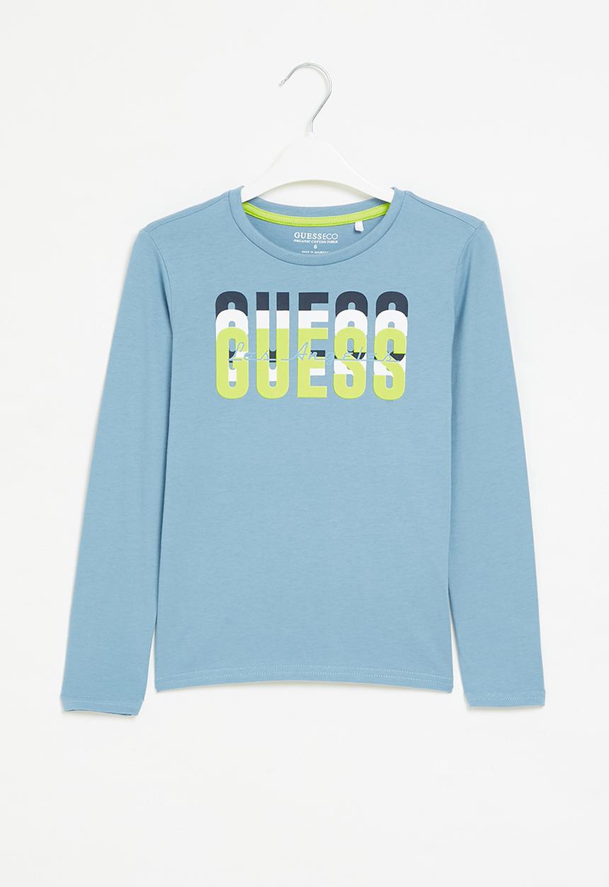 GUESS - Long sleeve t-shirt - parisian roof blue