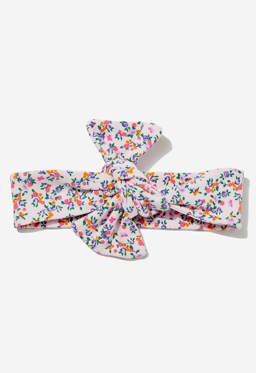 Cotton On - The bow tie headband - lavender fog/somerset floral