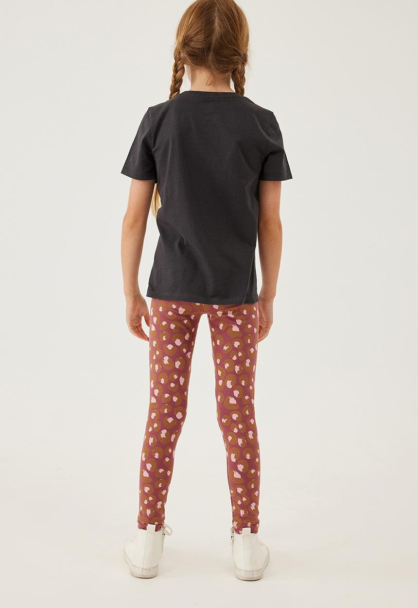 Cotton On - Huggie tights - vintage berry/animal print