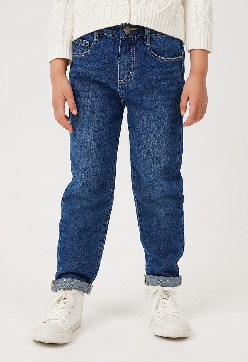Cotton On - India mom jean midnight - blue wash