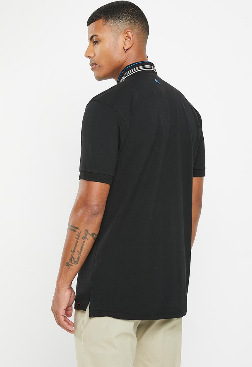 SOVIET - M honcho pique golfer - black
