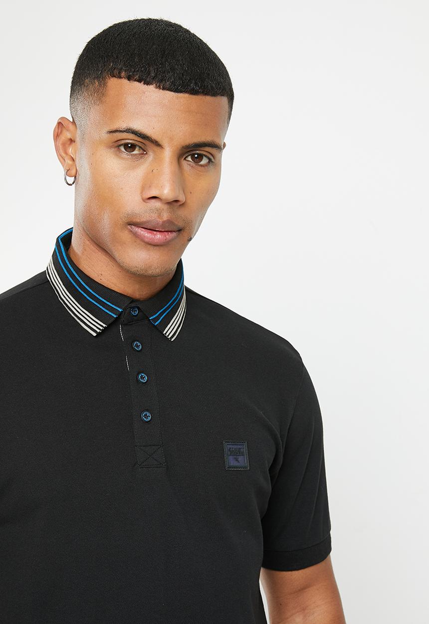 SOVIET - M honcho pique golfer - black