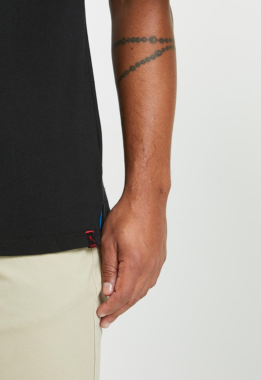 SOVIET - M honcho pique golfer - black