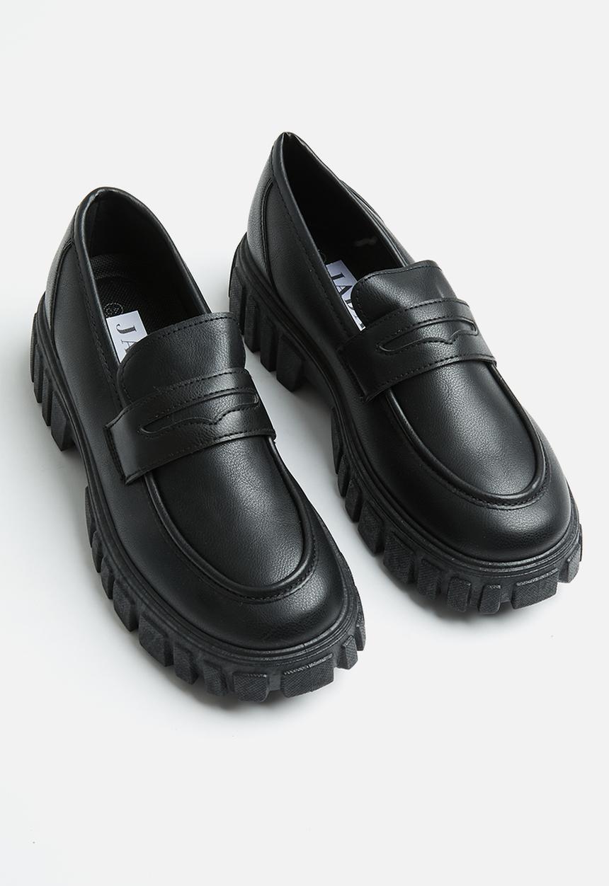 Jada - Logan Lug Sole Loafer - Black