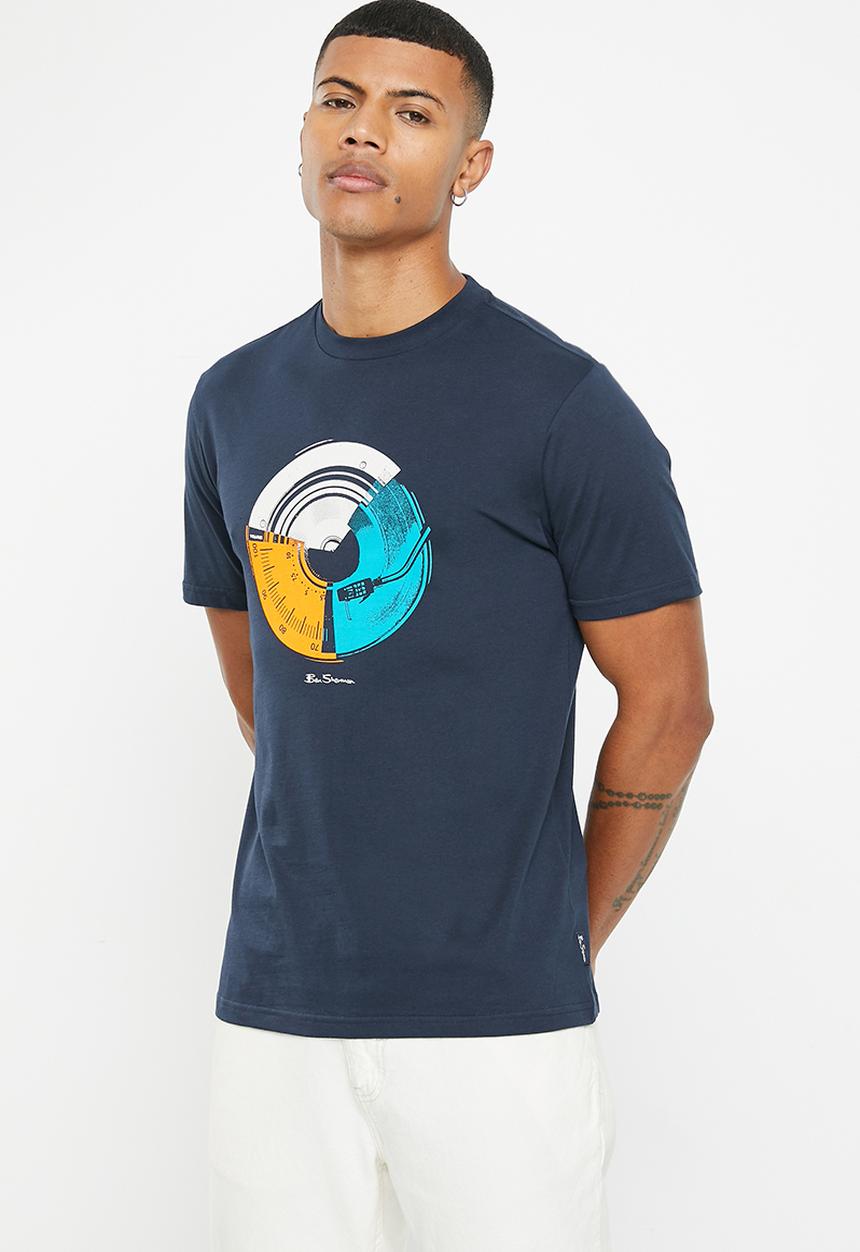 Ben Sherman - Music Mash Tee Shirt - Navy