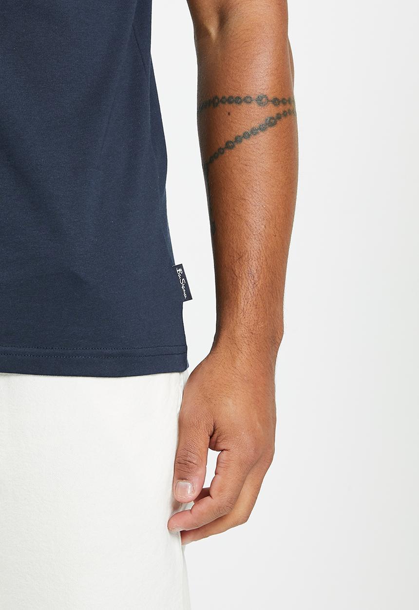 Ben Sherman - Music Mash Tee Shirt - Navy