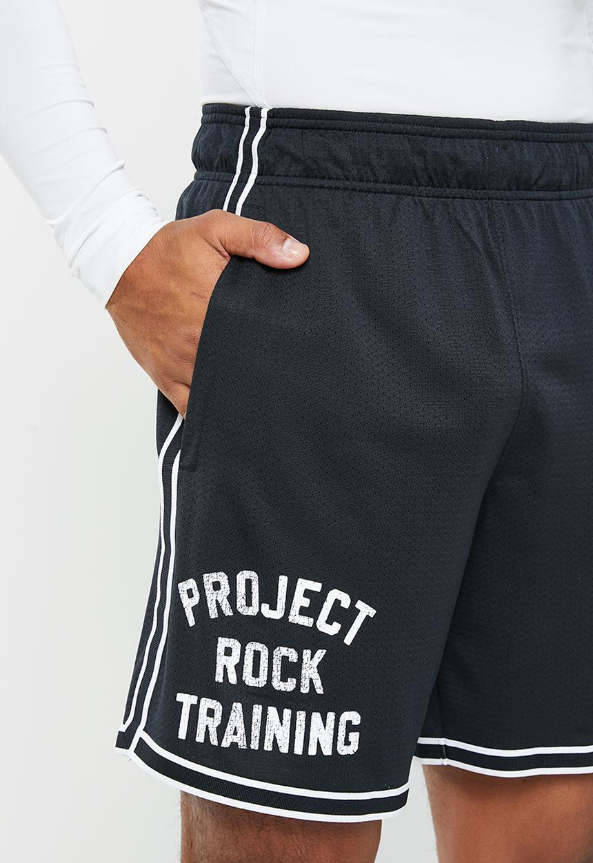 Under Armour - Project rock mesh shorts - black
