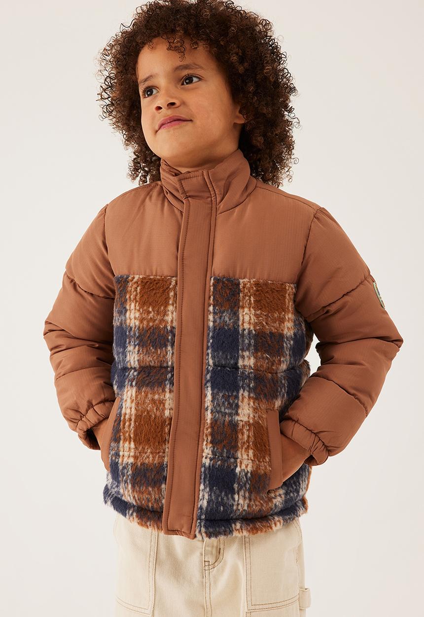 Cotton On - Freddie puffer jacket - coco jumbo/check