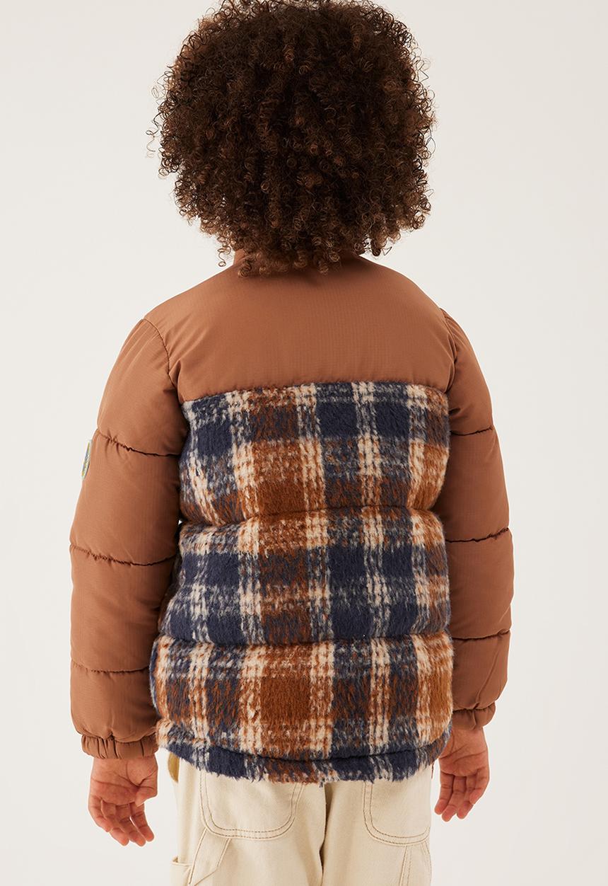 Cotton On - Freddie puffer jacket - coco jumbo/check