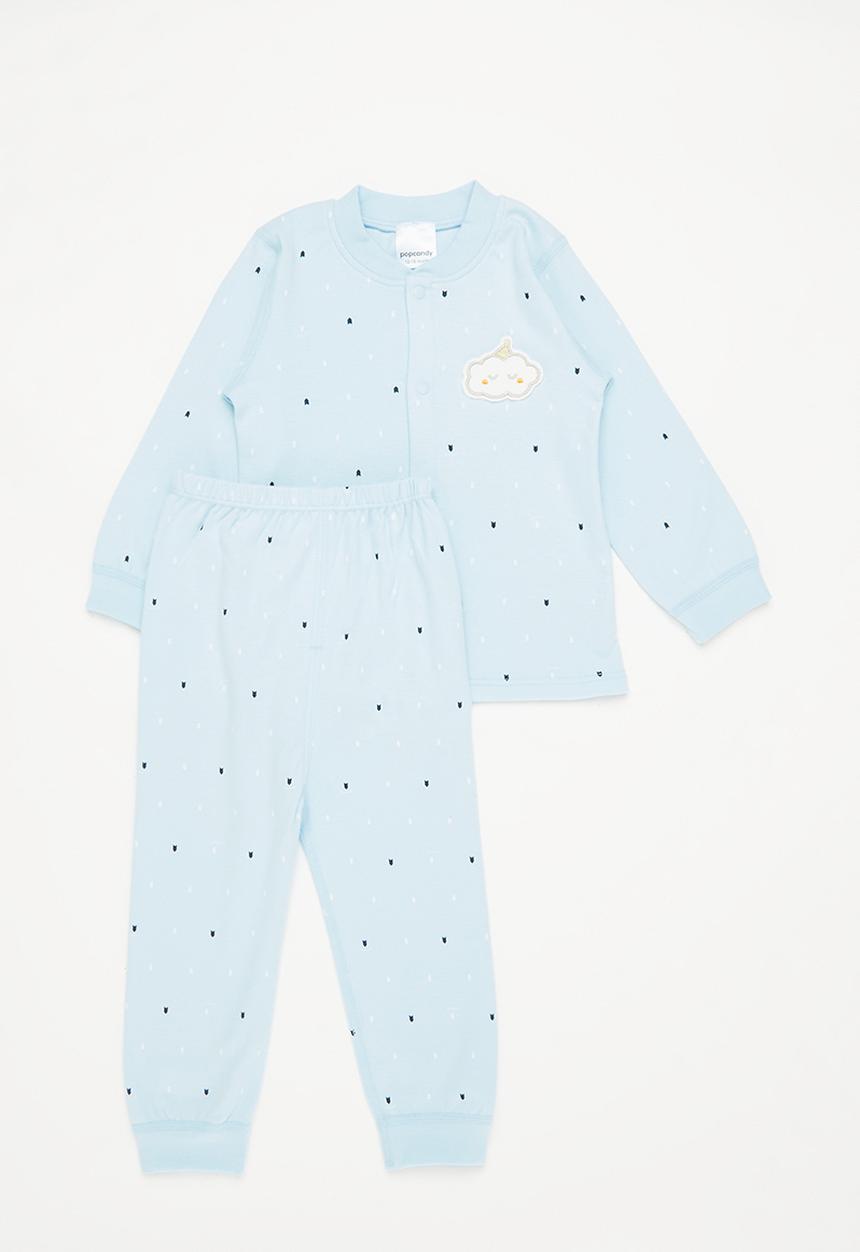 Pop Candy - Baby pj set - blue