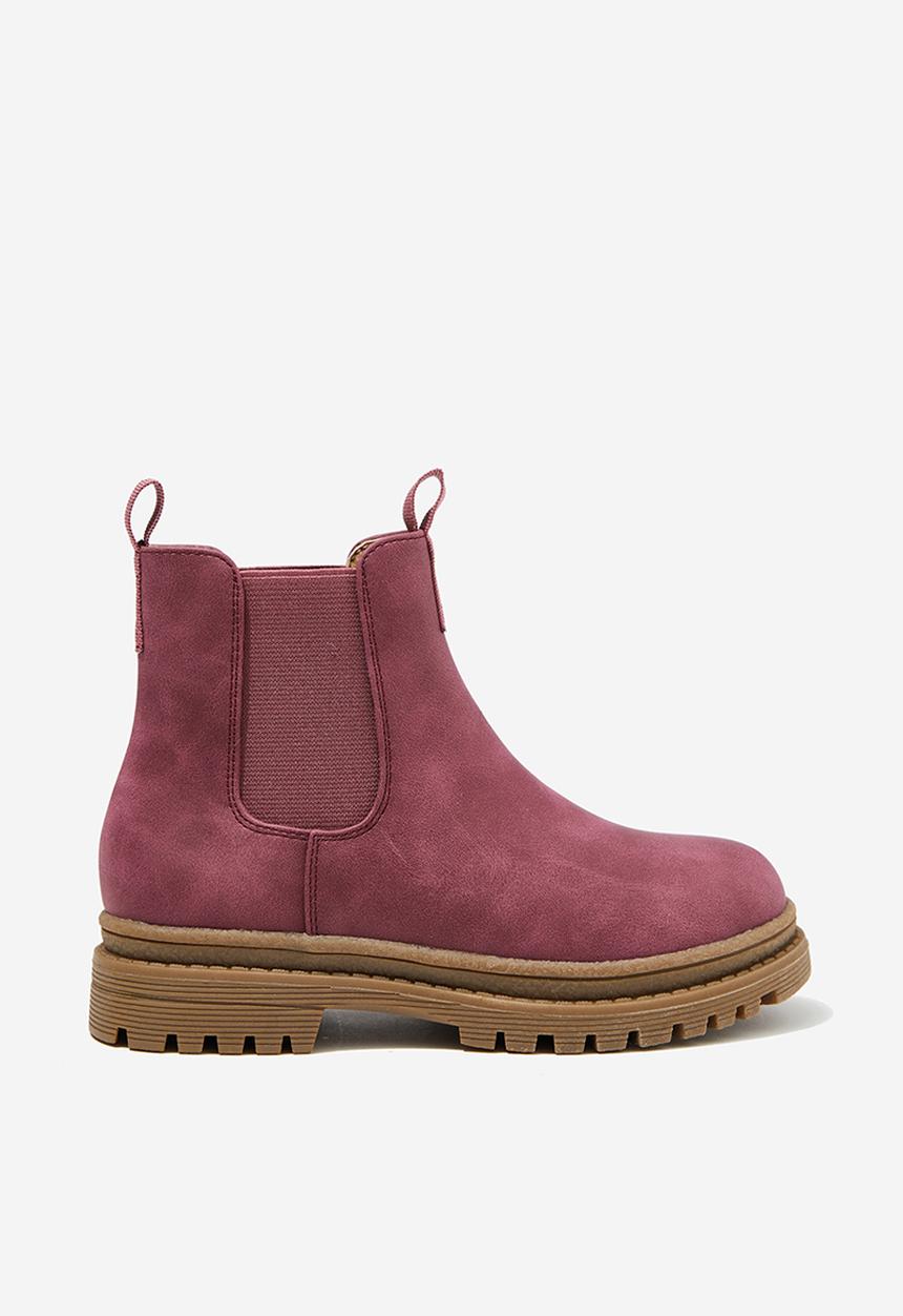 Cotton On - Pull on gusset boot vintage - berry