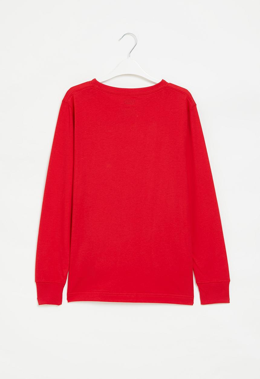 Levi’s® - Lvb long sleeve batwing tee - super red